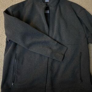 Old Navy Men's Charcoal Zip-Up Sweater
